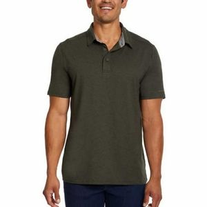 G.H.Bass & CO  Men's Short Sleeve Jersey Polo Shirt Size XL